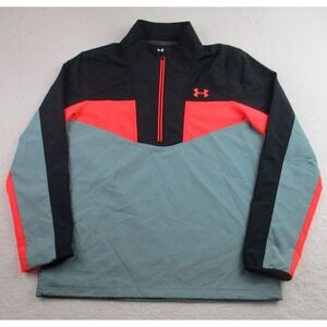 Under‎ Armour Pullover Jacket Mens Medium Storm Water Resistant Golf 1350045